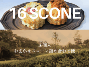 スコーン16個おまかせスコーン便【2/6～10頃発送】