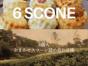 スコーン6個おまかせスコーン便【2/6～10頃発送】
